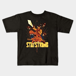 Ellohime's Exclusive Stay Strong Design Kids T-Shirt